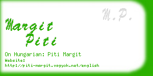 margit piti business card